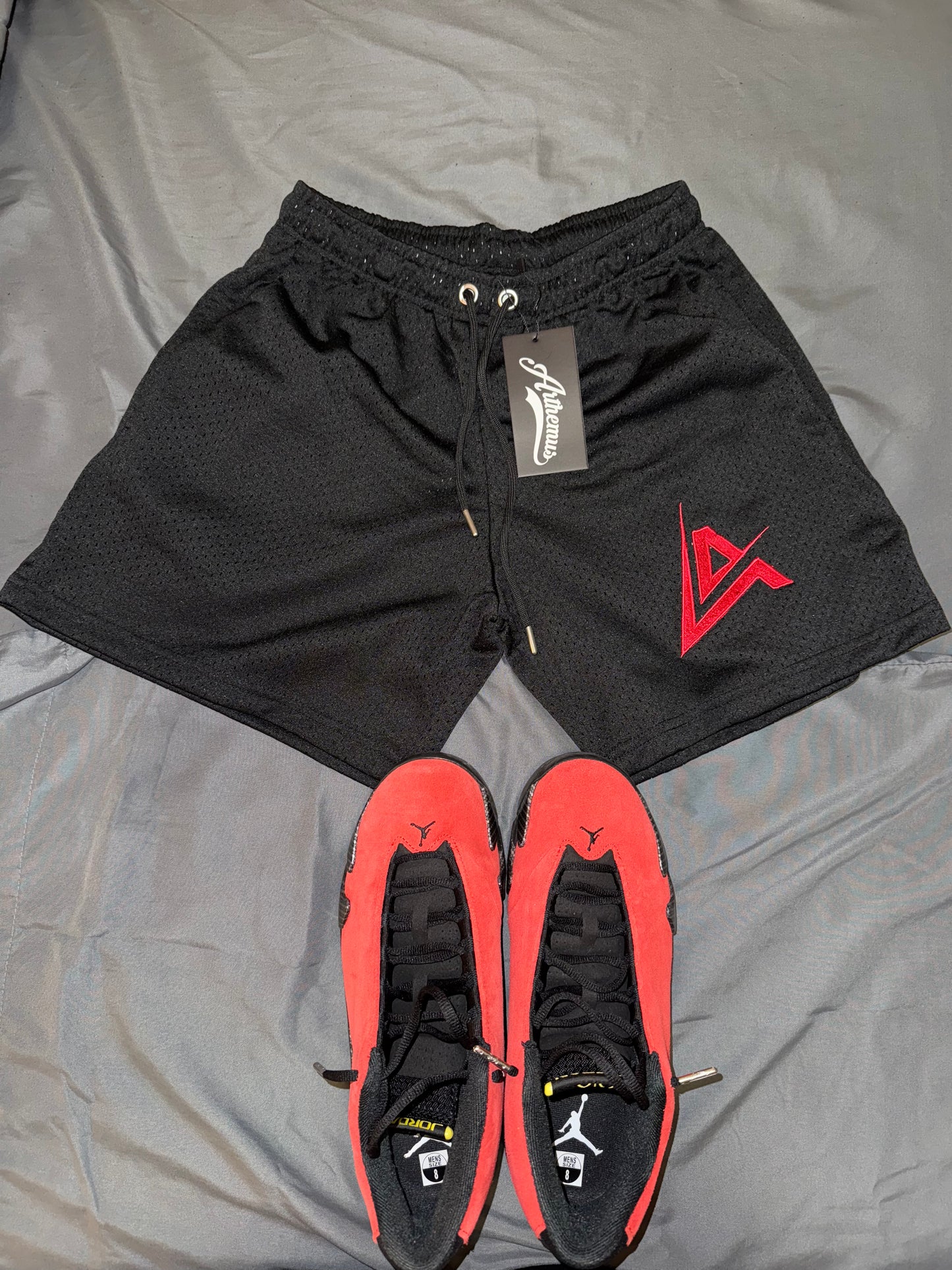 Arthemus "A" Logo Athletic Shorts – Black