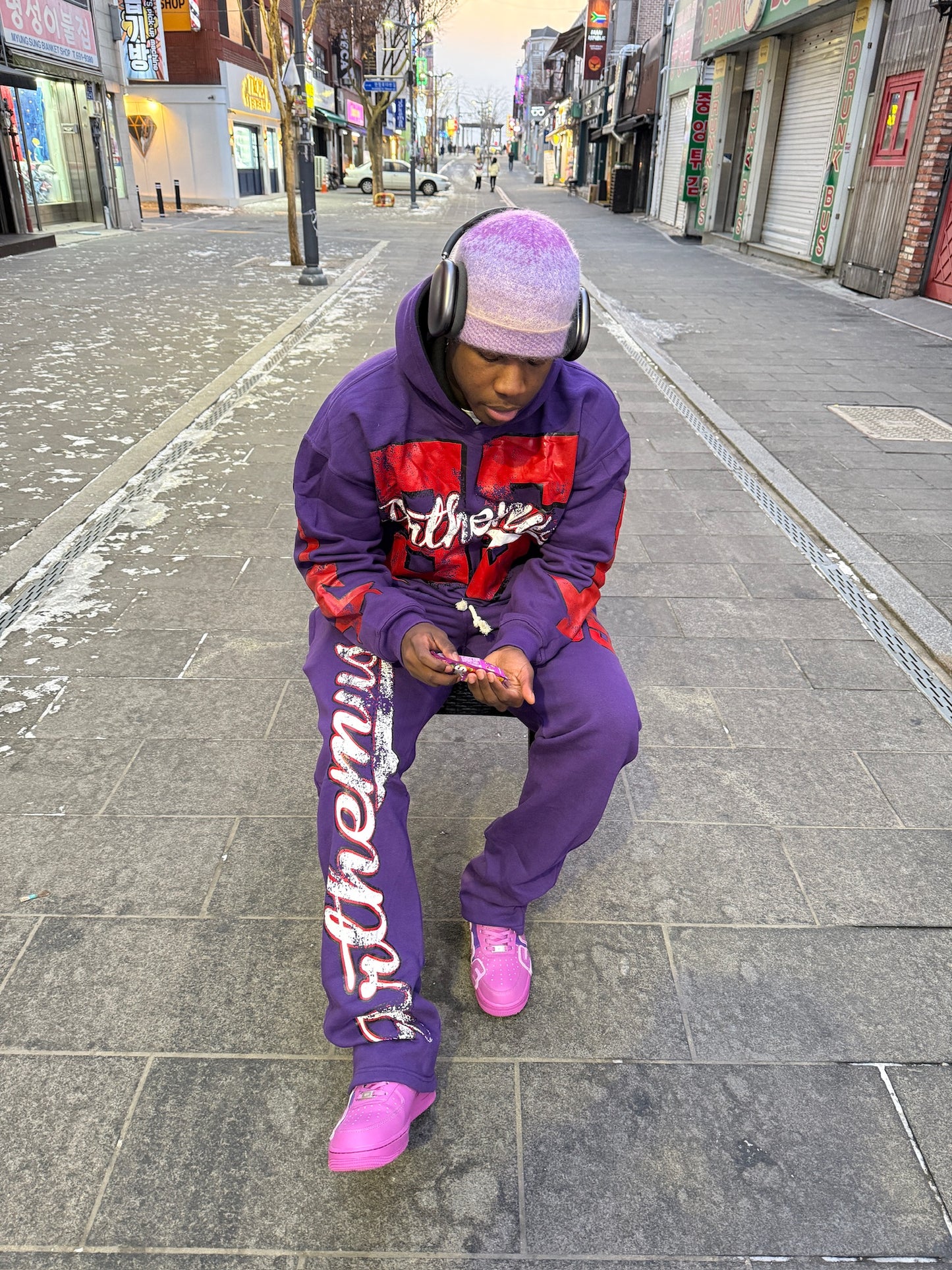 Purple Arthemus Sweatsuit